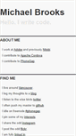 Mobile Screenshot of michaelbrooks.ca